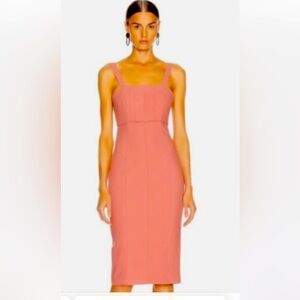 NWT Cinq à Sept rosewood  Midi Dress